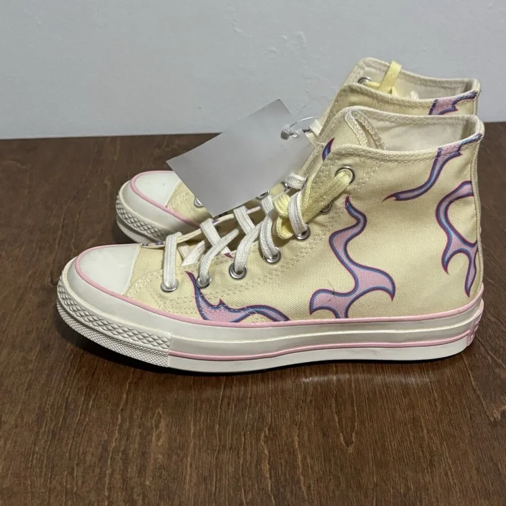 Converse Golf Le Fleur x Chuck 70 High Flame Pastel Yellow Women’s‎ 7.5 Men 5.5